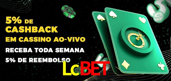Promoções do cassino ao Vivo Lcbet